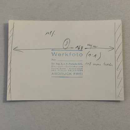 Porsche FLA Long Life Car Concept Prototype Factory Werkfoto Photo Photograph