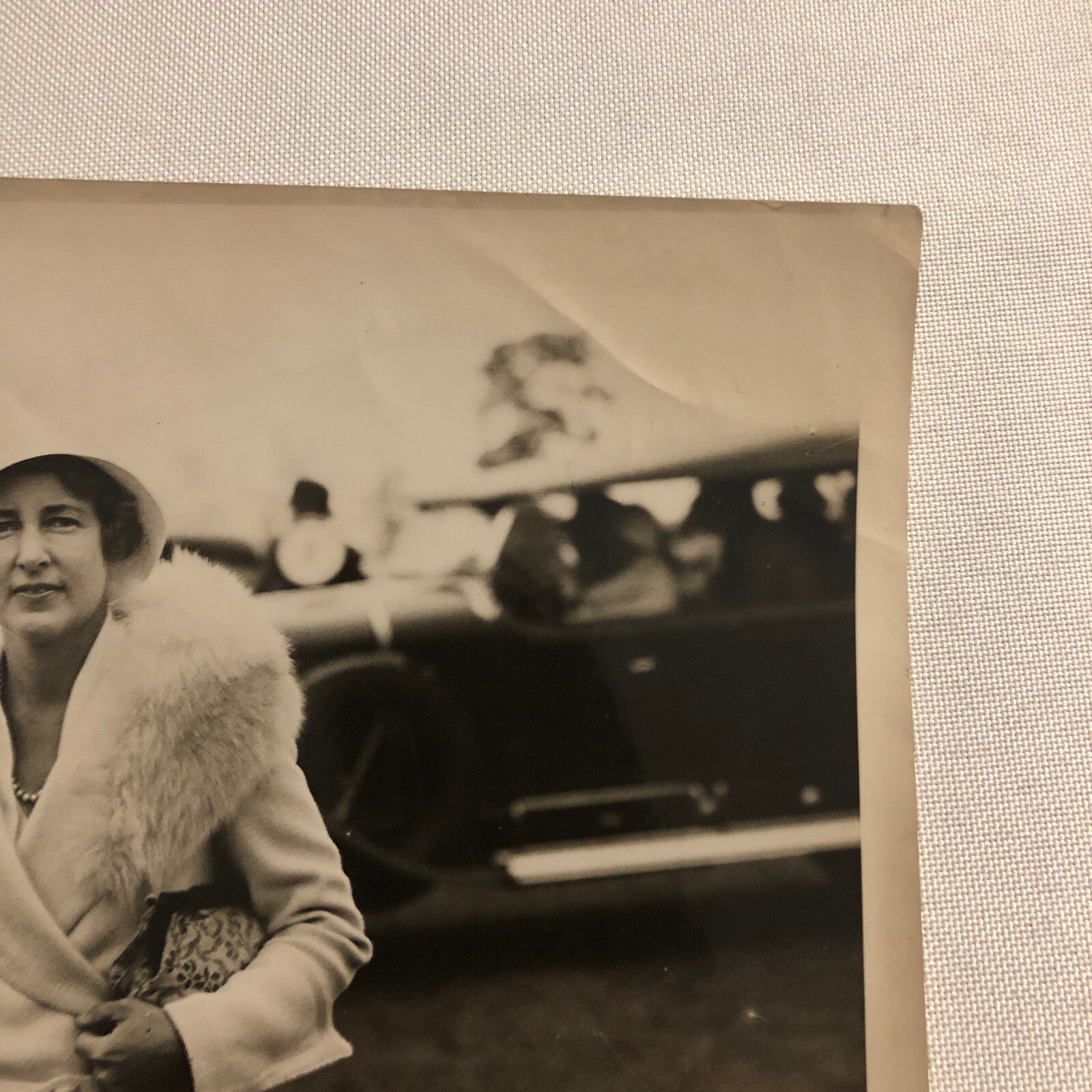 Press Photo Photograph Philadelphia Society Lady at Horse Show Long Island 1920s