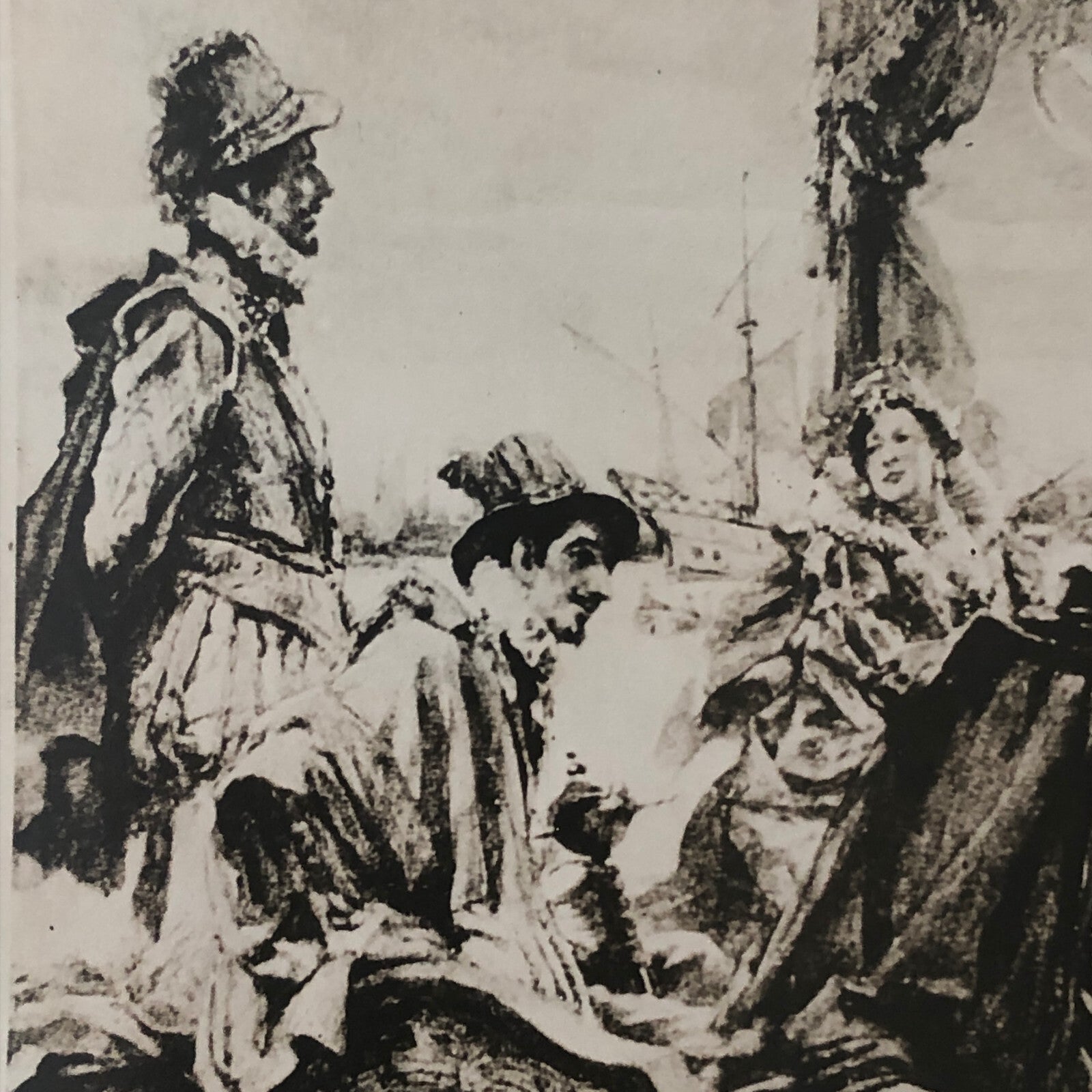 Vintage Press Photo Photograph Painting Art Piece London News Agency LNA 1934