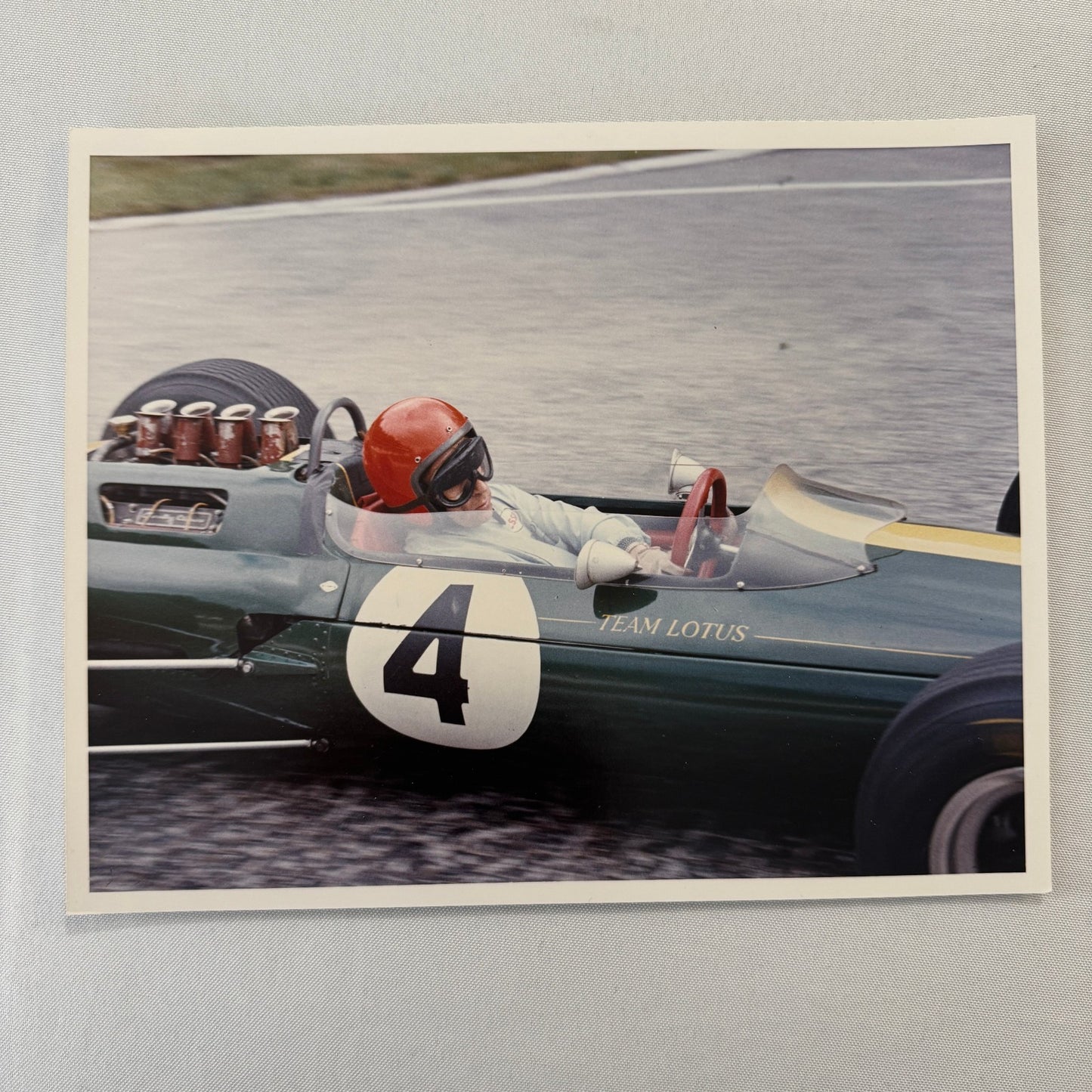 Vintage Lotus Racing Photo Photograph Modern Print