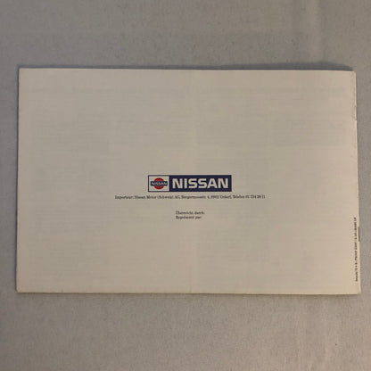 Vintage Nissan 300ZX Turbo Car Sales Brochure Catalog 300 ZX GERMAN FRENCH Text