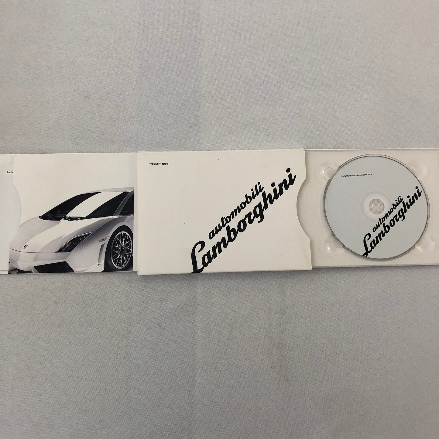 Lamborghini Press Kit Brochure with CD Estoque Concept Gallardo Murcielago