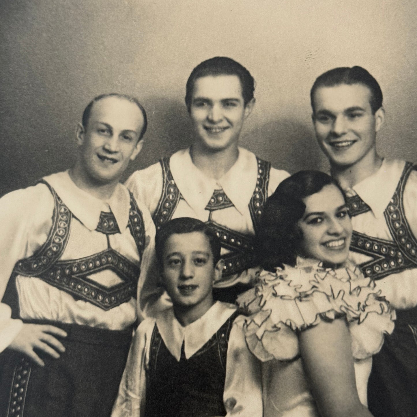 Vintage Circus Juggling Acrobat Act Bedini Tafani Photo Photograph