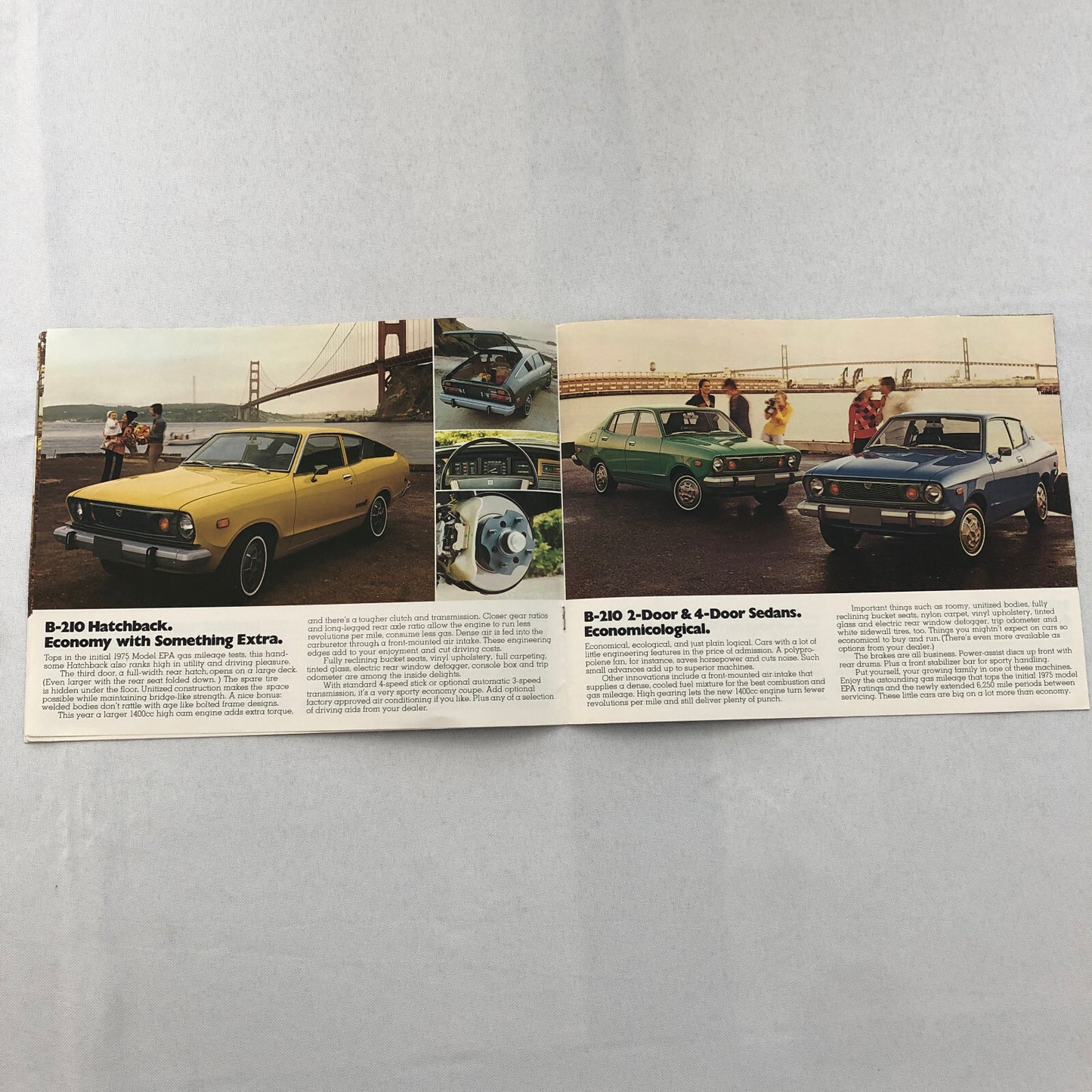 1975 Datsun Car Sales Brochure Catalog 610 710 260-Z 260Z L'il Hustler Pickup