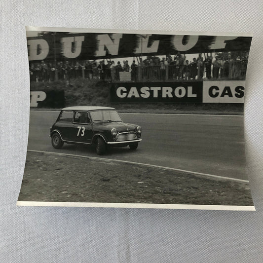 Vintage Austin Mini Cooper Racing Car Photo Photograph Print