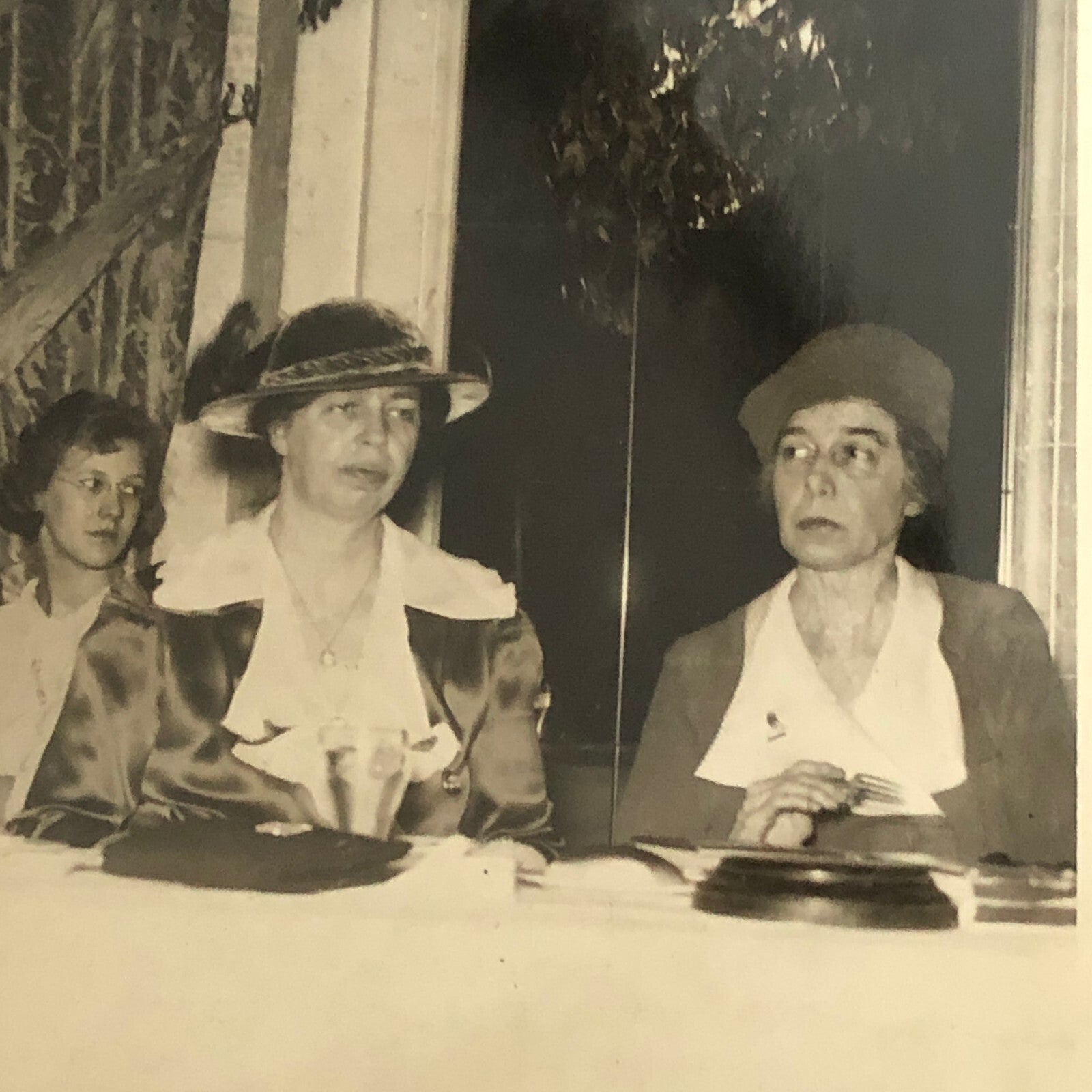 Press Photo Photograph Eleanor Roosevelt 1934 League of American Penwomen