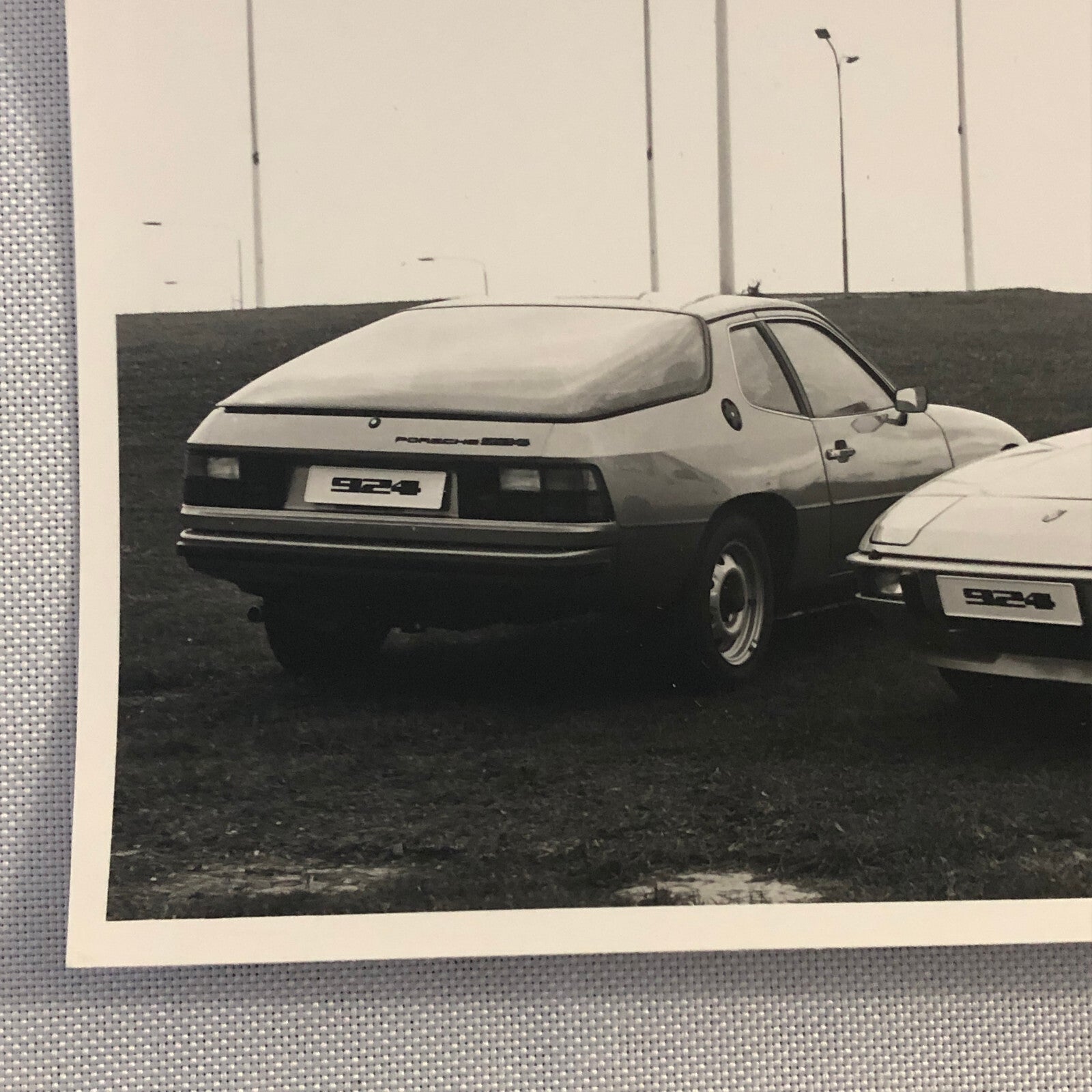 Vintage Porsche 924 Photo Photograph Print Lot of 2