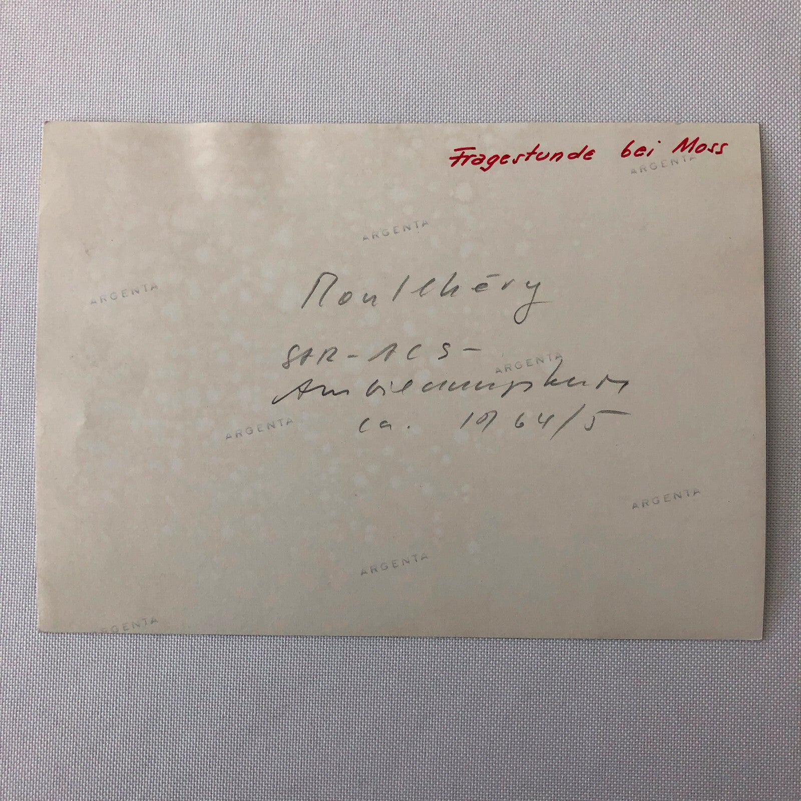 Vintage Stirling Moss Racing Driver Photo Photograph 