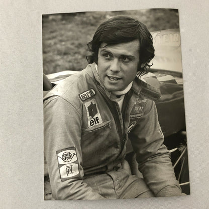 Vintage 1975 Formula 2 F2 Racing Photo Photograph Nogaro Patrick Tambay Driver