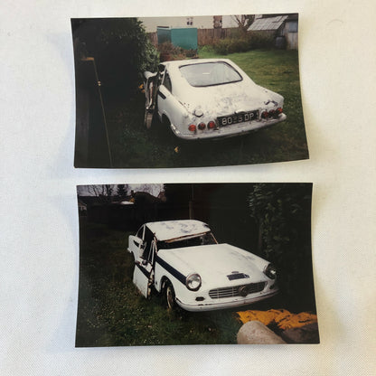 Vintage Bond Car Barn Find Junk Yard Car Part Photo Photograph Lot 10x Equipe +