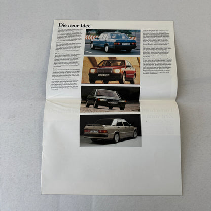 Mercedes Benz 190 Series Sales Brochure Catalog 190 D 190 E 190D 190E German