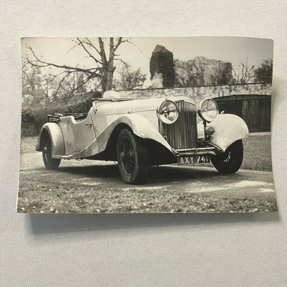 Vintage 1934 Bentley 3 1/2 Litre Car Photo Photograph Print 