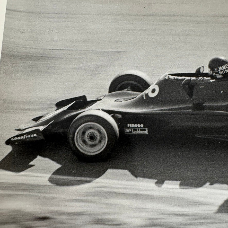 James Hunt Racing Photo UOP Car Vintage Motorsport Photograph Print