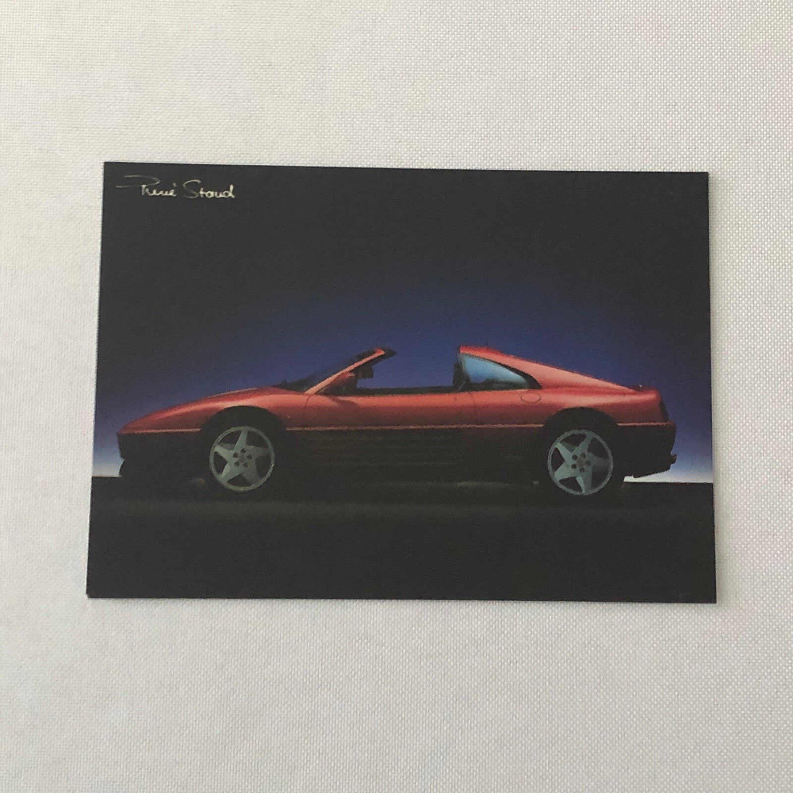 Ferrari 348 TS Rene Staud Postcard Post Card Ferrari 348TS