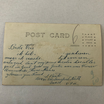 Circus Performer Postcard Post Card Benton Brothers Beau Brummel Athletes