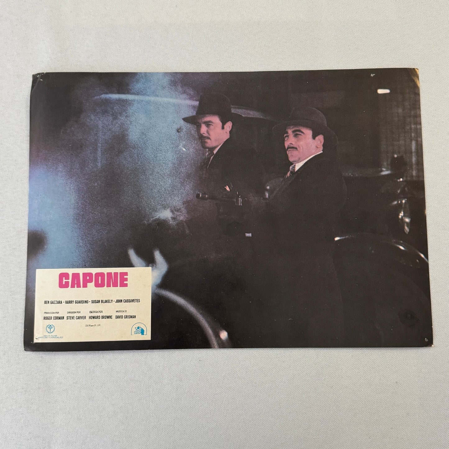 Vintage Movie Lobby Card Poster Lot CAPONE Spanish Lot 6x 1975