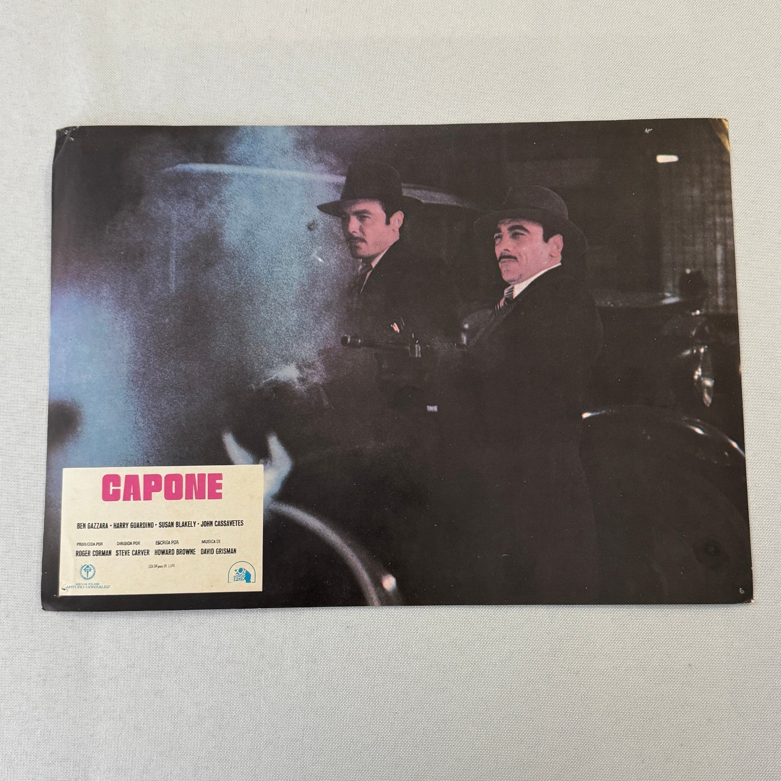 Vintage Movie Lobby Card Poster Lot CAPONE Spanish Lot 6x 1975