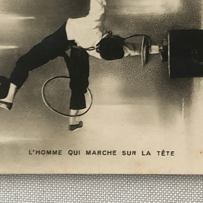 Circus Balancing Act Performer Postcard Post Card Adrian Chiezel