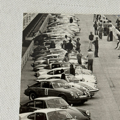 Vintage Porsche Racing Car Photo Photograph Porsche 911 Club Event 1974