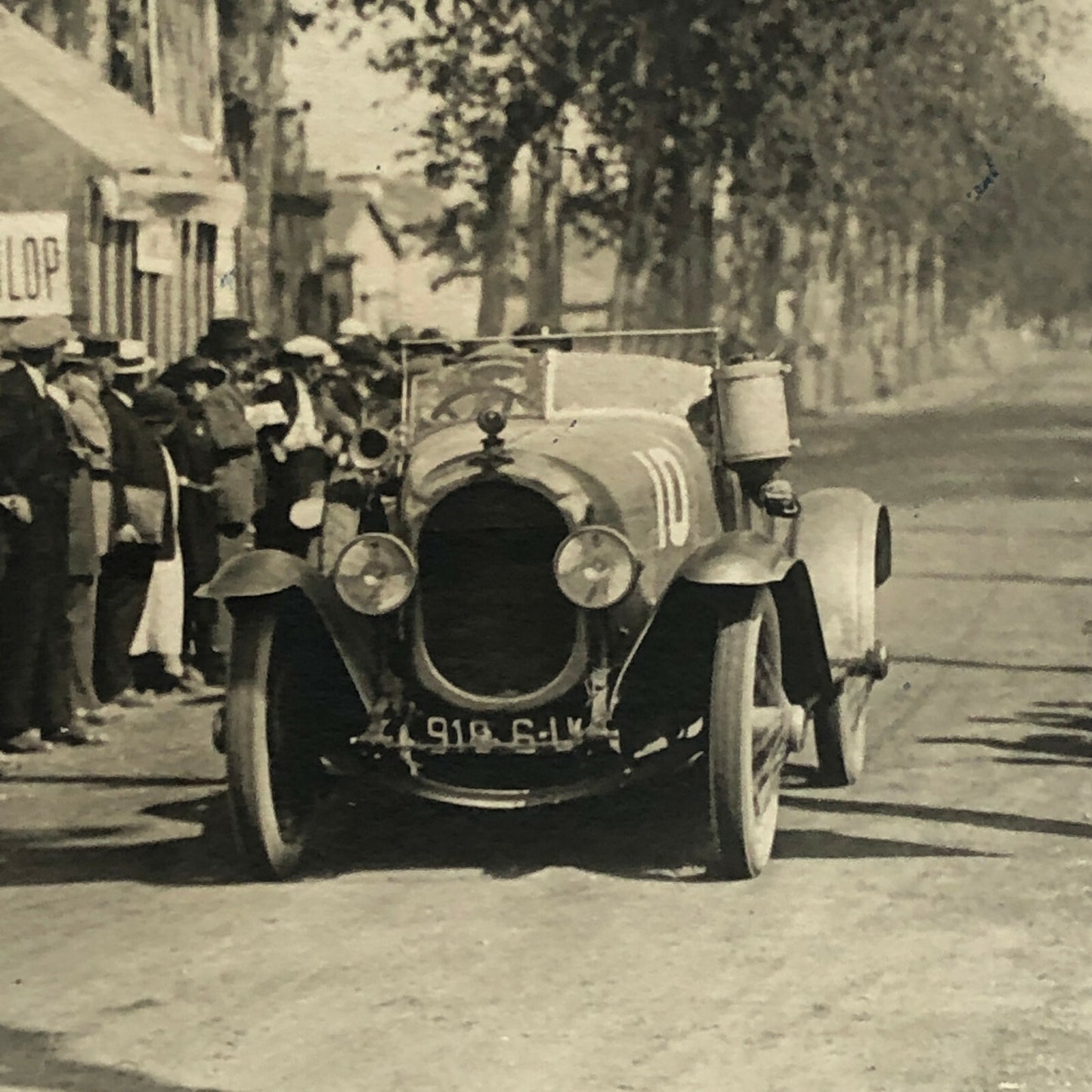 Antique Press Photo Photograph Agence Meurisse Paris Nice Rally ? Racing Car 