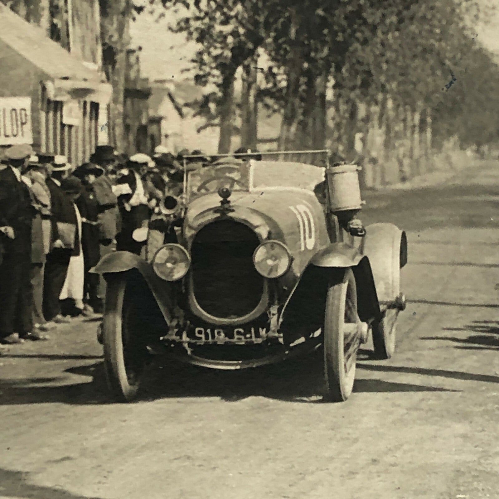 Antique Press Photo Photograph Agence Meurisse Paris Nice Rally ? Racing Car 