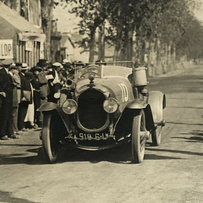 Antique Press Photo Photograph Agence Meurisse Paris Nice Rally ? Racing Car 