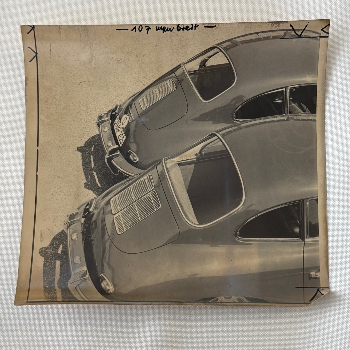 Vintage Porsche 356 Car Photo Photograph Print