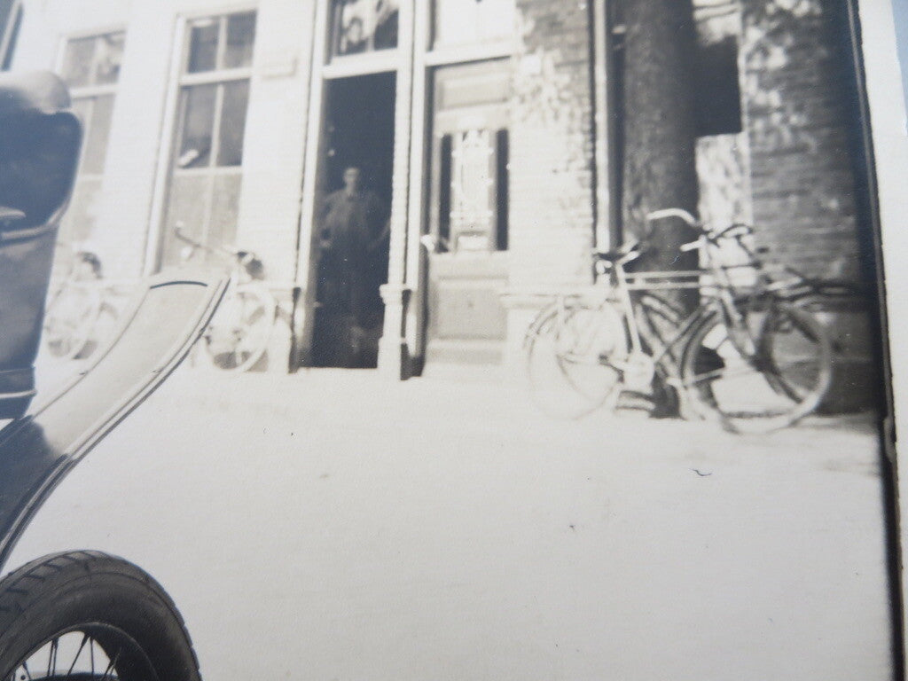 Couple in 1898 De Dion Bouton Car Photograph - Vintage 1930 Image Photo