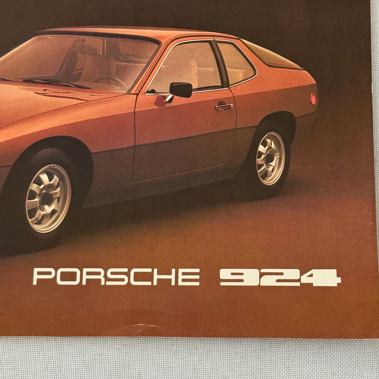 1977 Porsche 924 Car Sales Brochure Catalog Advertising
