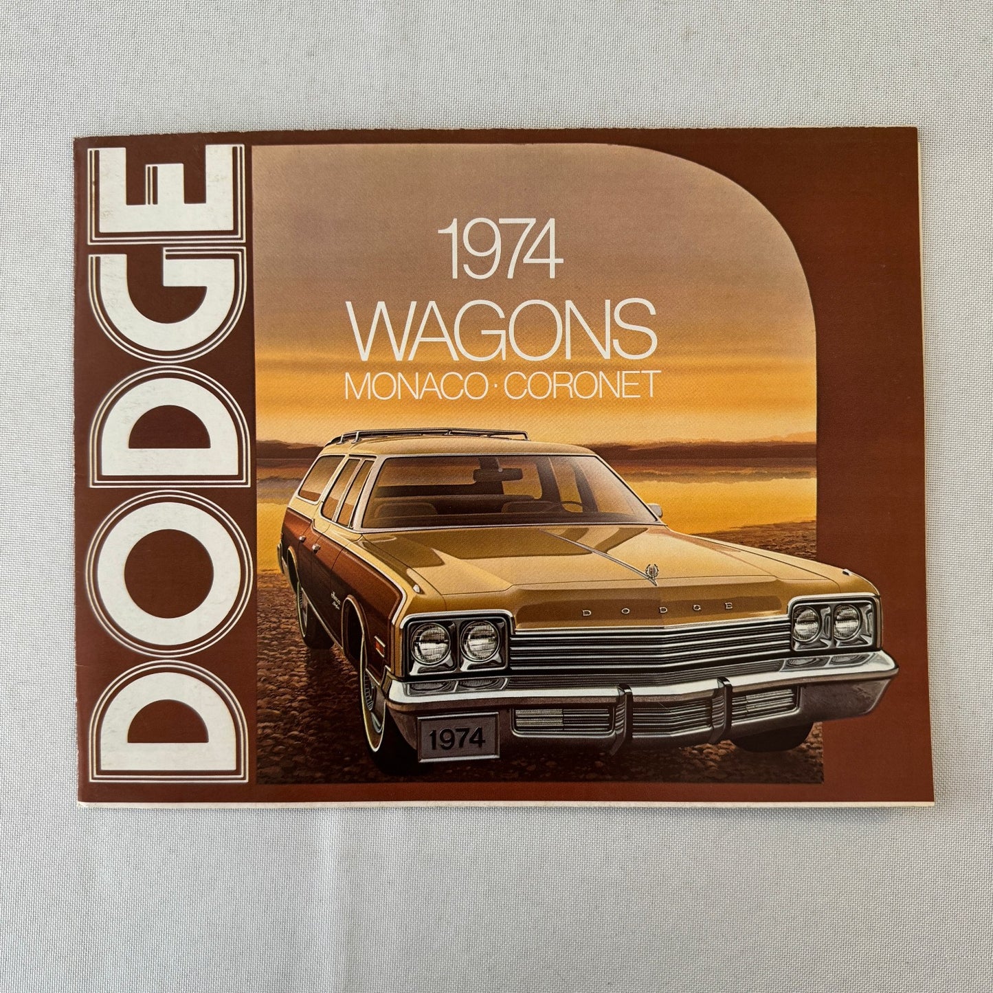 1974 Dodge Station Wagon Sales Brochure Monaco Coronet Custom Crestwood Brougham