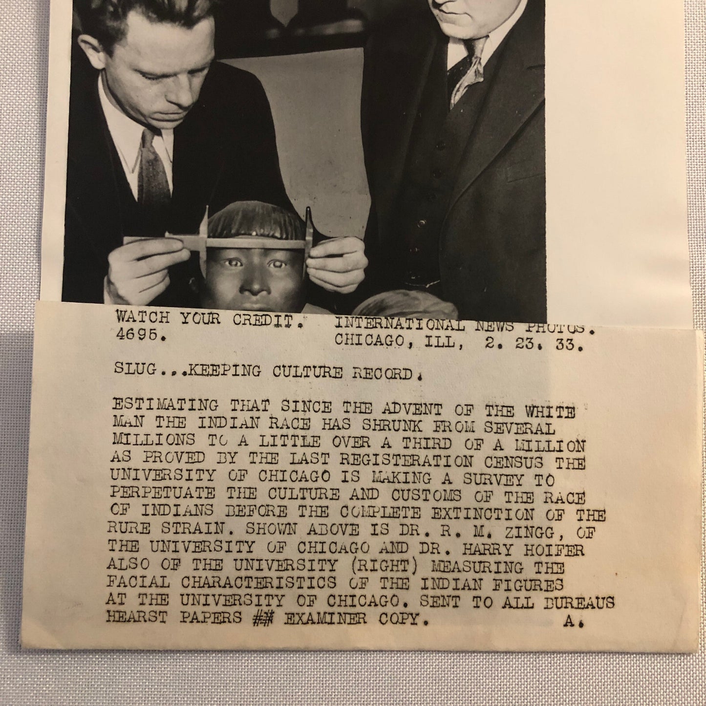 Press Photo Photograph University of Chicago First Nations Indigenous