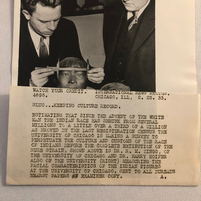 Press Photo Photograph University of Chicago First Nations Indigenous