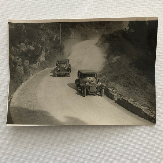 Antique Press Photo Photograph Agence Meurisse Paris Nice Rally Rallye Car ? 