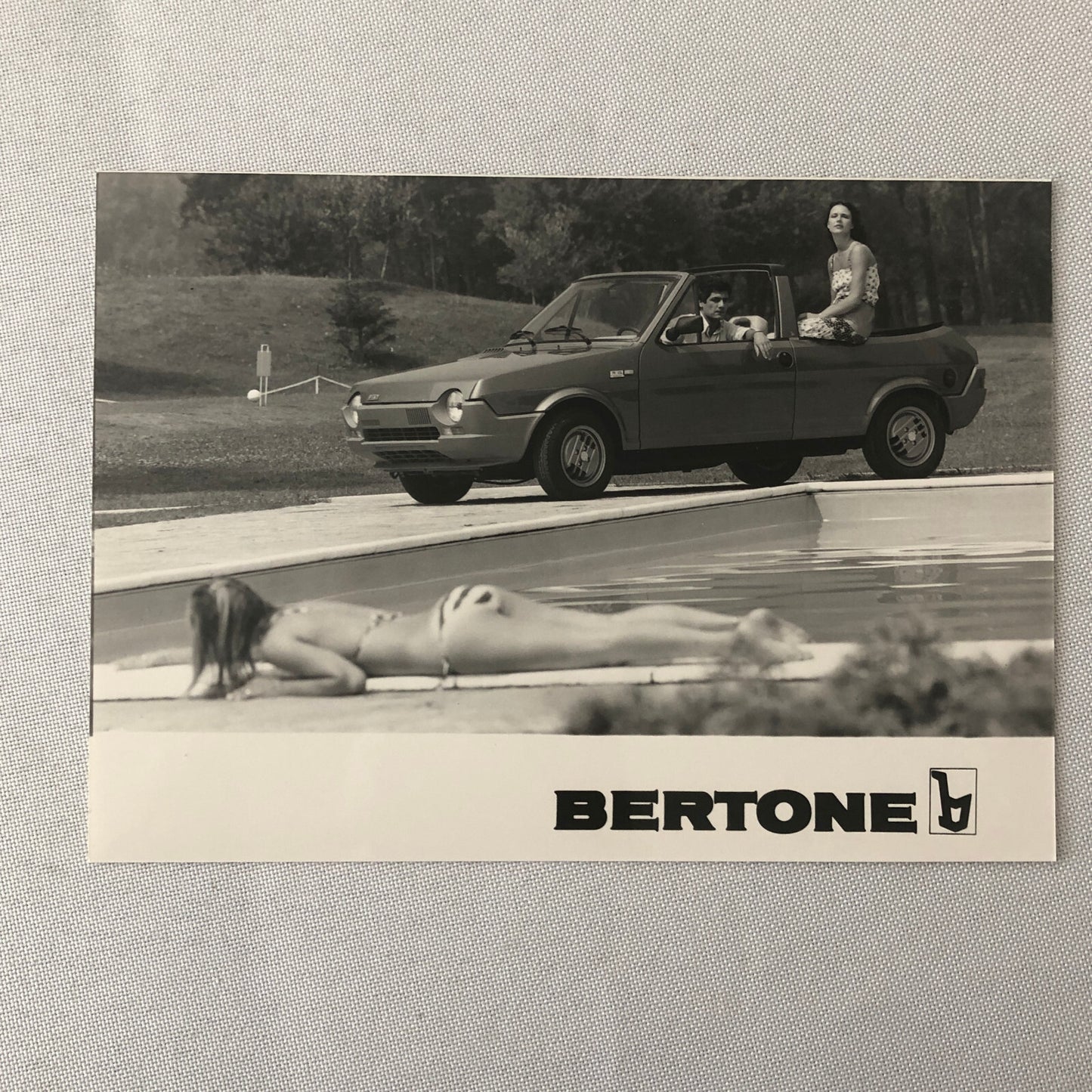 Fiat Bertone Ritmo Press Kit Cabriolet Convertible Photographs Brochure