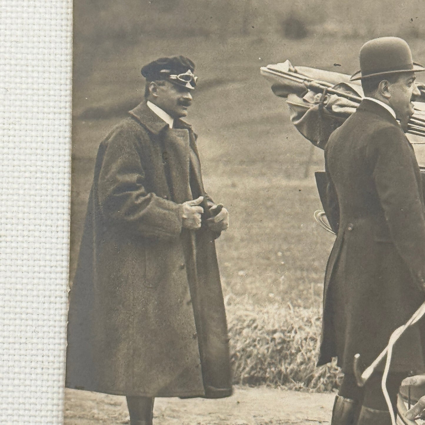 Antique Car Automobile Women Italian Real Photo Postcard RPPC Photograph