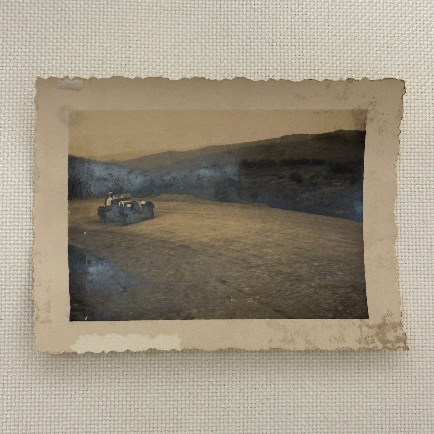 Vintage Racing Car Photo Photograph Early Automobile Motorsport