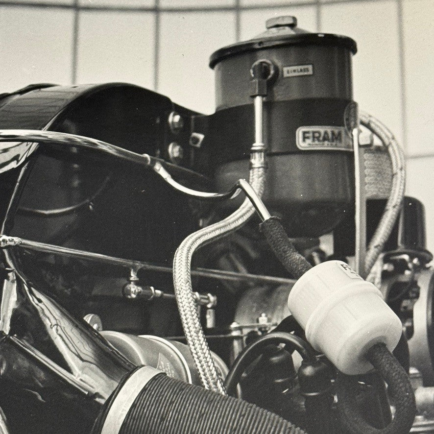 Vintage Volkswagen Oettinger Tuning Engine Motor Photo Photograph Print