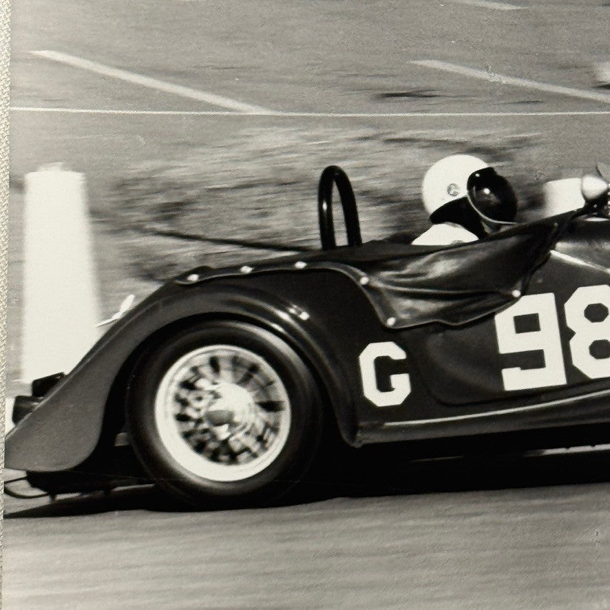 Morgan Racing Photograph Mike Evans Dodger Stadium Vintage Image Modern Print
