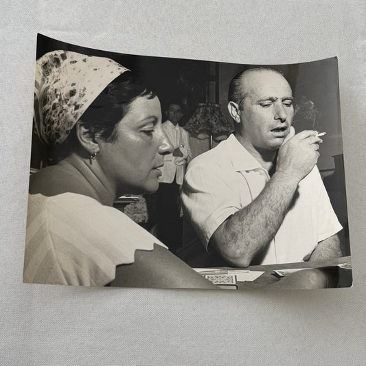Juan Manuel Fangio Retirement Vacation Holiday Italian Press Photo F1 Racing