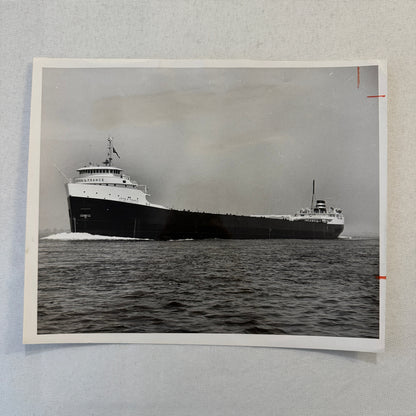 Vintage Ship Boat Press Photo Photograph Print John A France Montreal Star
