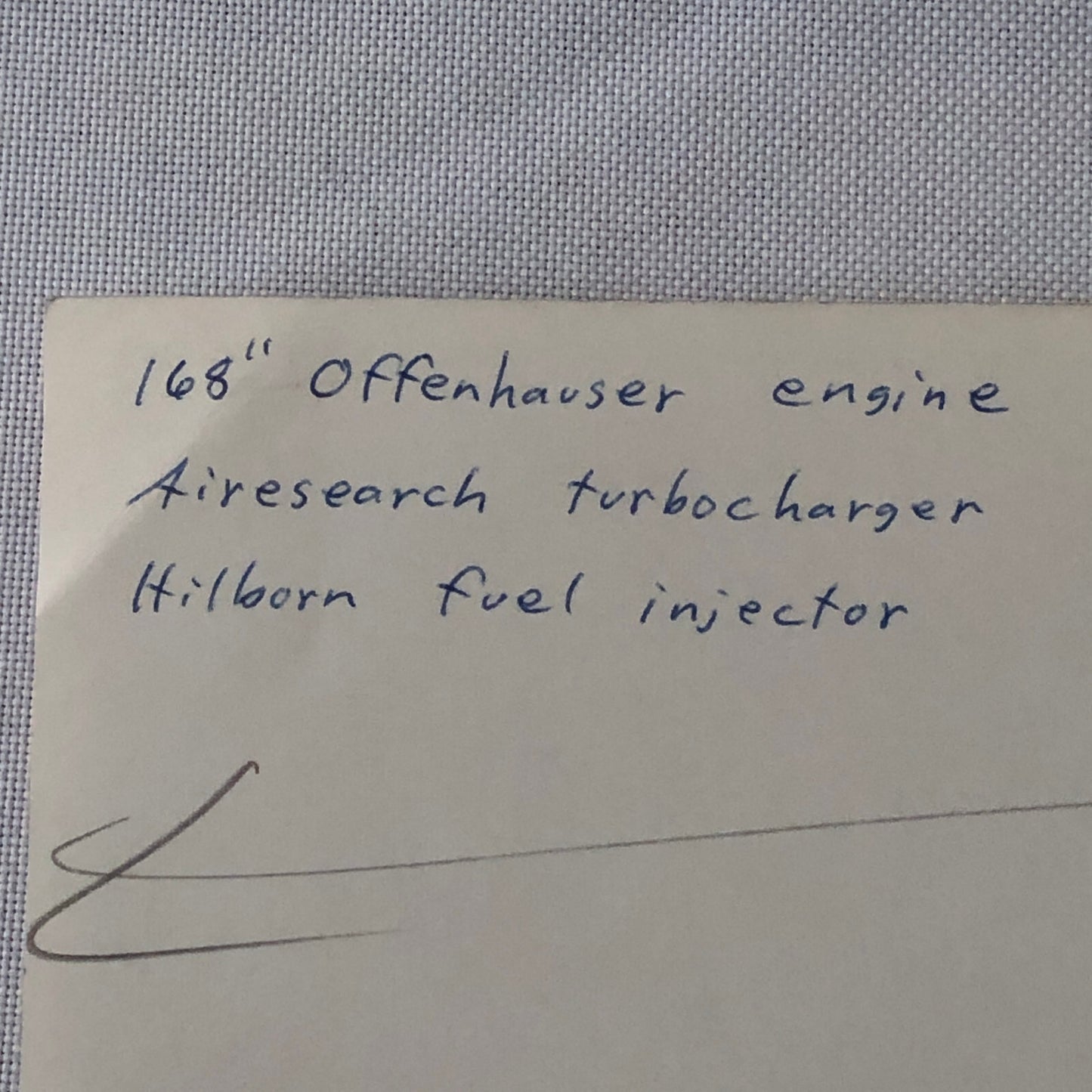 Indy Indianapolis 500 Racing Photo Photograph Offenhauser Garrett Turbocharger