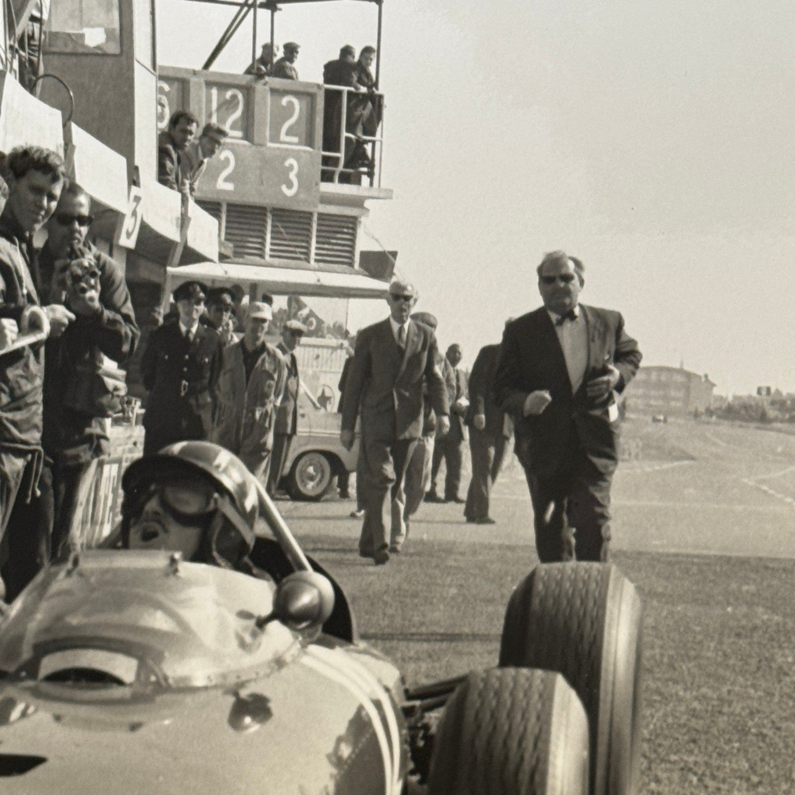 Racing Photo Graham Hill BRM Car Dutch Grand Prix Race 1963 Modern Print