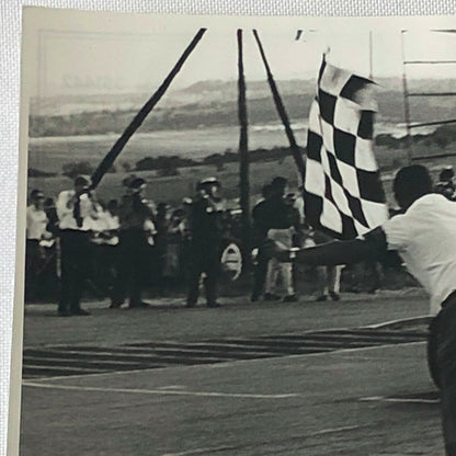 Vintage Grand Prix Racing Photo Photograph Jack Brabham Driver Car Win