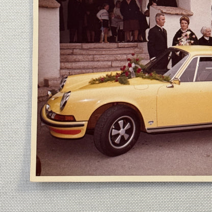 Vintage Porsche 911 Car at Event Photo Photograph Print Lot 2x