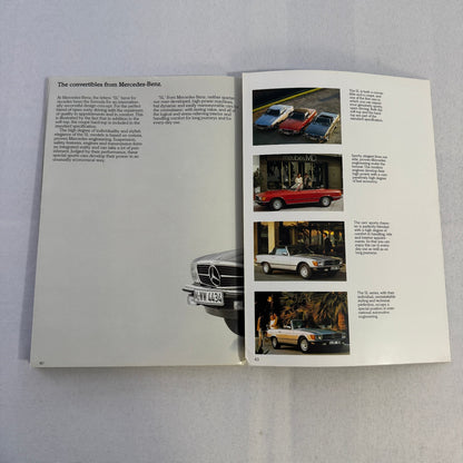 Mercedes Benz Car Brochure 280SL 500 SL 380 SL 280CE 200T 240D 300D 190D 190 250