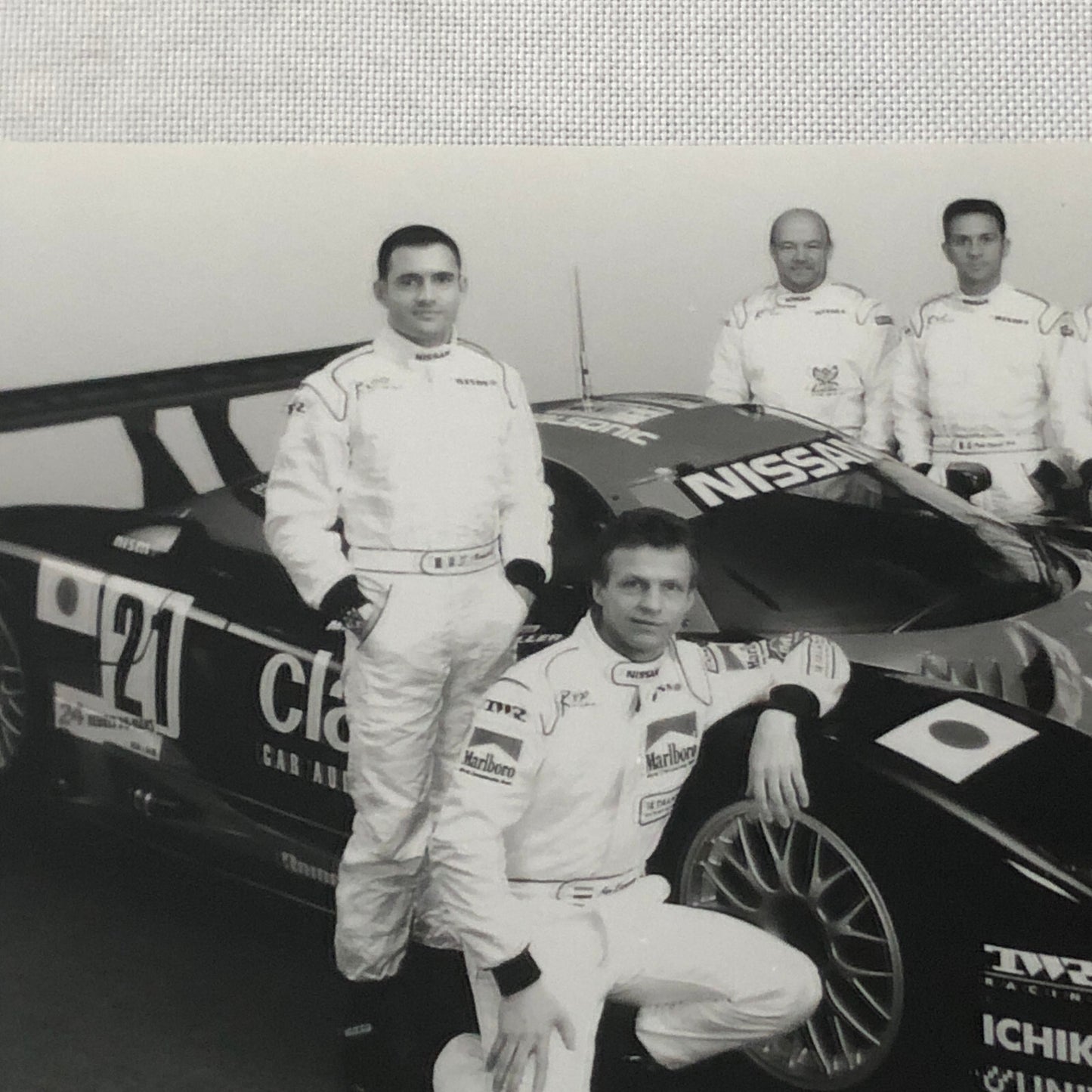 1998 Nissan Racing Team Le Mans Driver Factory Press Photo Photograph