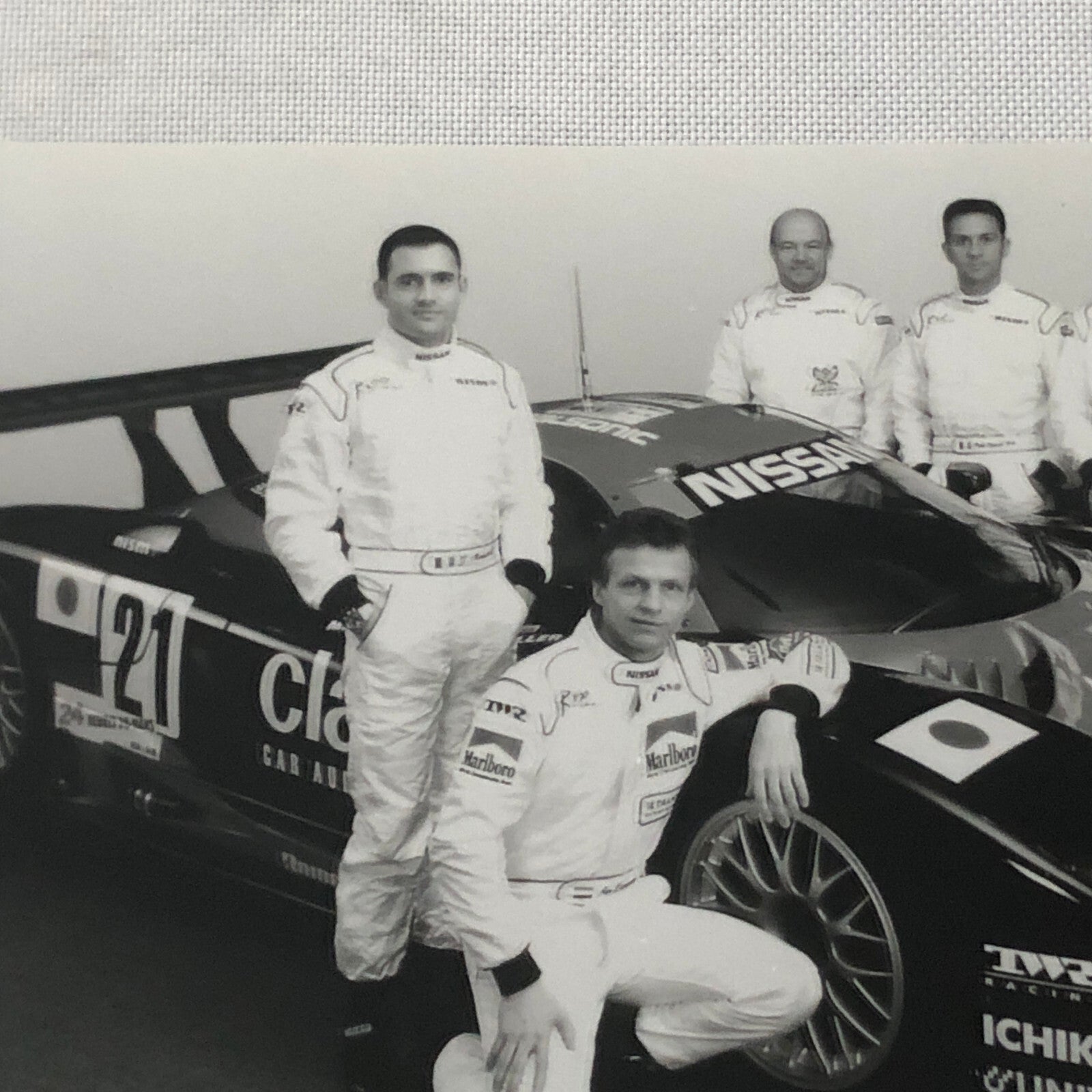 1998 Nissan Racing Team Le Mans Driver Factory Press Photo Photograph