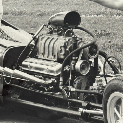 Vintage Drag Racing Photo Photograph Dragster Hot Rod Driver