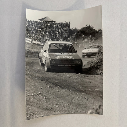 Volkswagen VW Rabbit Racing Car Photo Photograph Print DPPI Press Photo