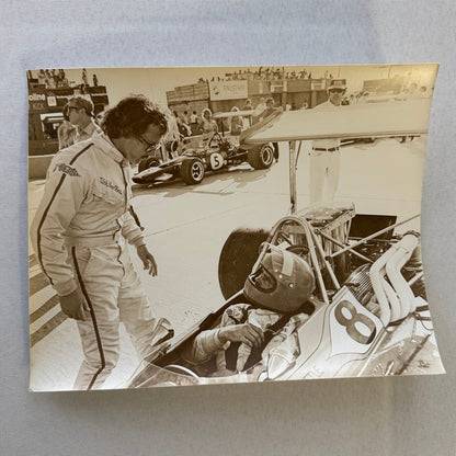 Vintage Racing Photo Photograph Dick Smothers Driver Car Motorsport Race